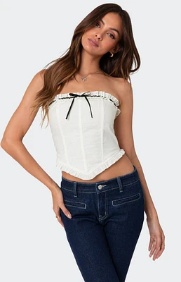 Edikted Coralie Ruffled Corset