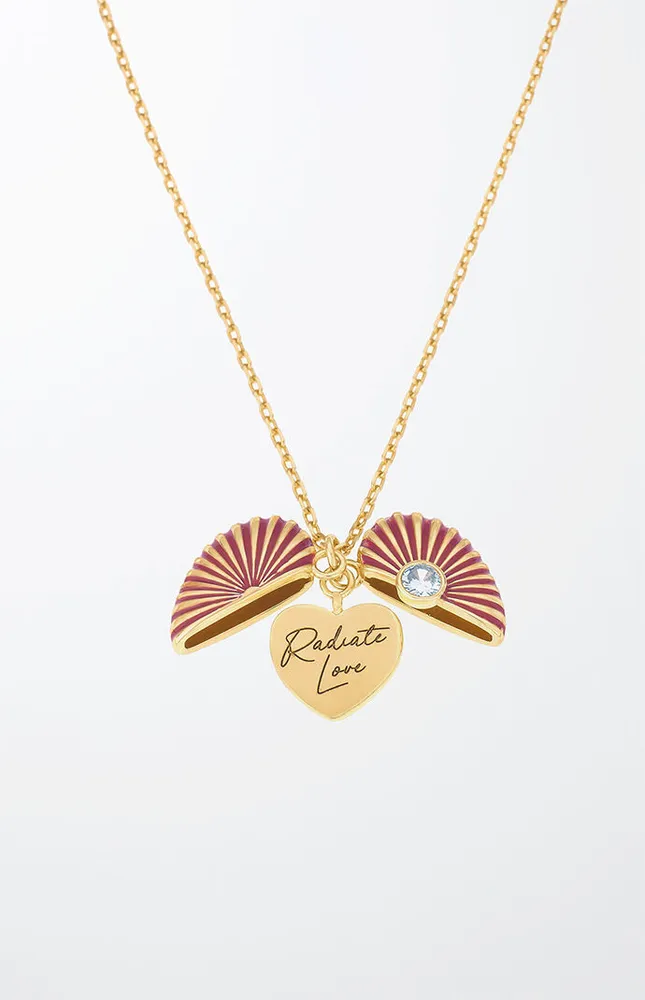 Radiate Love Hidden Message Necklace