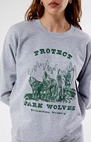 PS / LA Protect Park Wolves Crew Neck Sweatshirt