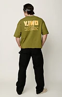 YIWO Beast Lift Cropped T-Shirt