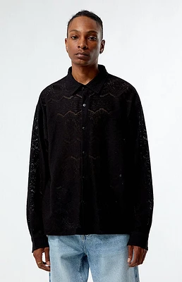 Pacsun Lace Long Sleeve Shirt