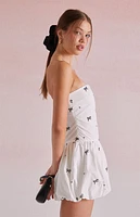 Beverly and Beck Bowie Strapless Bubble Mini Dress