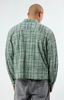 PacSun Plaid Long Sleeve Camp Shirt