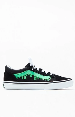 Vans Kids Green Slime Old Skool Shoes