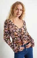 Free People Maybel Floral Blouse