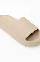 adidas Brown Adilette Lumia Slides