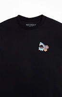 Riot Society Floral Shark Embroidered T-Shirt