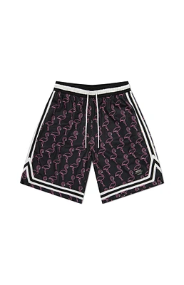 Neon Flamingo Basketball Shorts