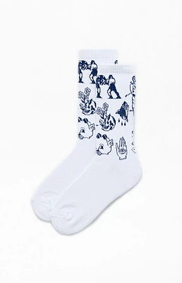 PacSun Tattoo Crew Socks