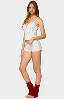 Edikted Viola Floral Lacey Tank Top