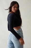 Pacsun Eco Stretch Light Indigo Curve Straight Leg Jeans