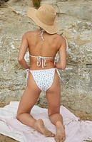 Pacsun Floral Lacey Day Tie Side Bikini Bottom