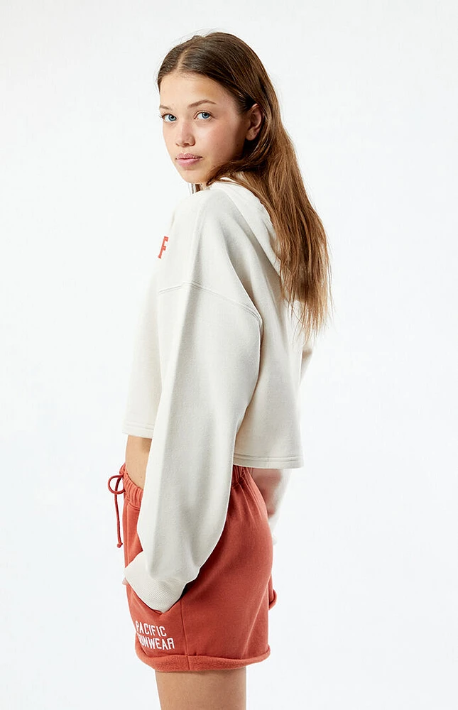 PacSun Pacific Sunwear Cropped Boxy Hoodie