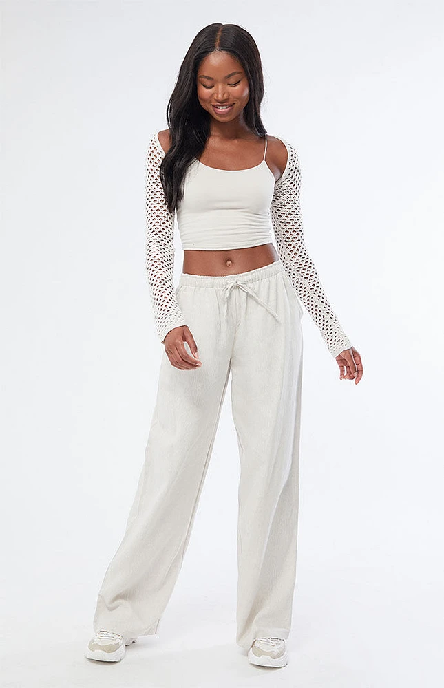 LA Hearts Easy Pull-On Linen Pants