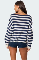 Edikted Anney Oversized Striped Sweater