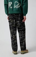 PacSun Tree Camo Baggy Carpenter Jeans