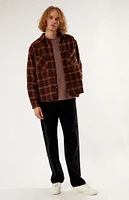 PacSun Wooly Shadow Plaid Classic Shirt