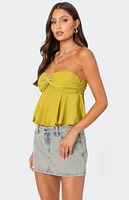 Edikted Starfish Strapless Top