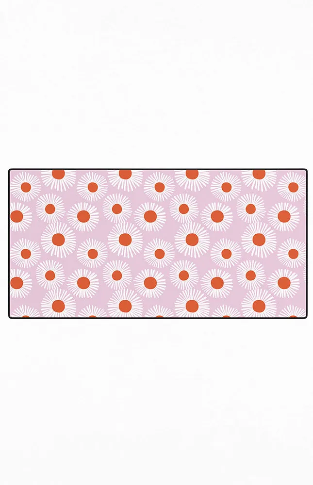 Deny Designs Pink Desk Mat