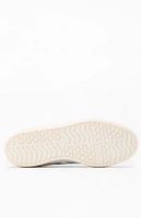adidas Women's White & Blue VL Court Bold Sneakers