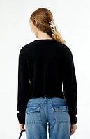 WEWOREWHAT Boxy Crew Neck Cardigan
