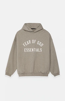 Fear of God Essentials Heather Grey Fleece Hoodie