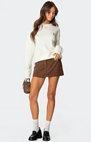 Edikted Marlie Tailored Micro Mini Skort