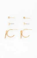 LA Hearts 3 Pack Ariana Earrings