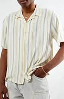 Pacsun Striped Oversized Camp Shirt