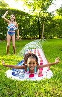 PoolCandy Stars & Stripes Backyard Water Slide