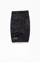 PacSun Midnight Camo AOP 4.5'' Swim Trunks