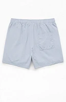 Pacsun Gray Baggy 4.5" Swim Trunks