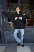 John Galt Black Christy Northshore Oversized Hoodie