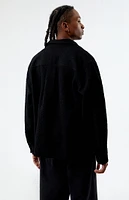 PacSun Oversized Wooly Solid Shacket