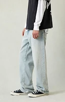 Pacsun Dylan Baggy Jeans Light Wash Tinted