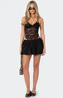 Edikted Strappy Sheer Lace Bodysuit