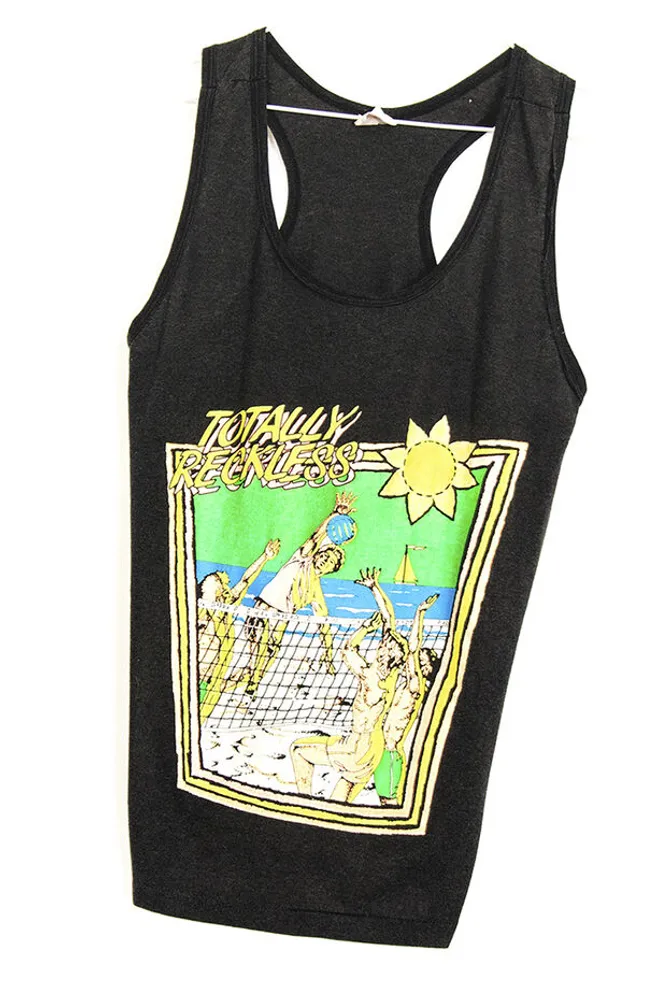 Upcycled Totally Reckless Tank Top