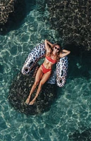 PoolCandy Leopard Print Jumbo Sun Chair