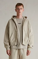 Fear of God Essentials Timber Classic Fleece Zip Up Hoodie