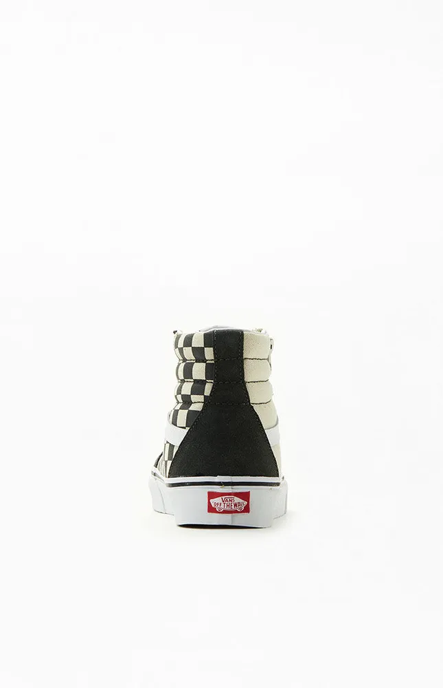 Tan & White Colorblock Sk8-Hi Reissue Side Zip Sneakers