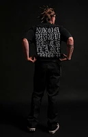 No Tomorrow x Civil Active Pain Ripped Oversized T-Shirt