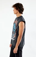 PacSun Hellraiser Vintage Cutoff Tank Top