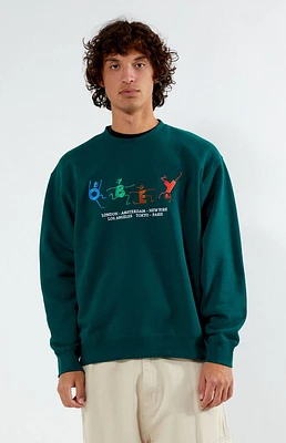 Obey People Crew Neck Sweatshirt