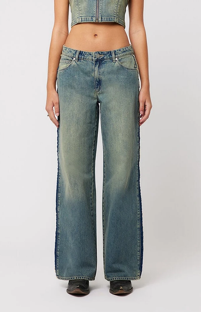 ABRAND 99 Roxie Raw Baggy Jeans
