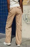 John Galt Light Brown Kim Cargo Pants