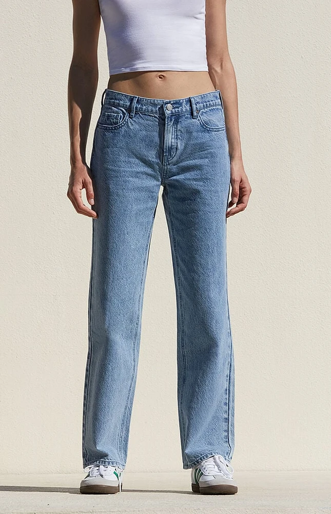 PacSun Indigo Low Rise Straight Leg Jeans