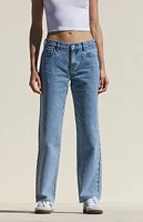 PacSun Medium Indigo Low Rise Straight Leg Jeans