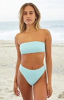 VYB Blue Reckless Bandeau Bikini Top