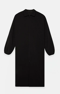 Fear of God Essentials Black Nylon Trench Coat