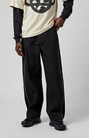 Pacsun Black Bolton Baggy Track Pants